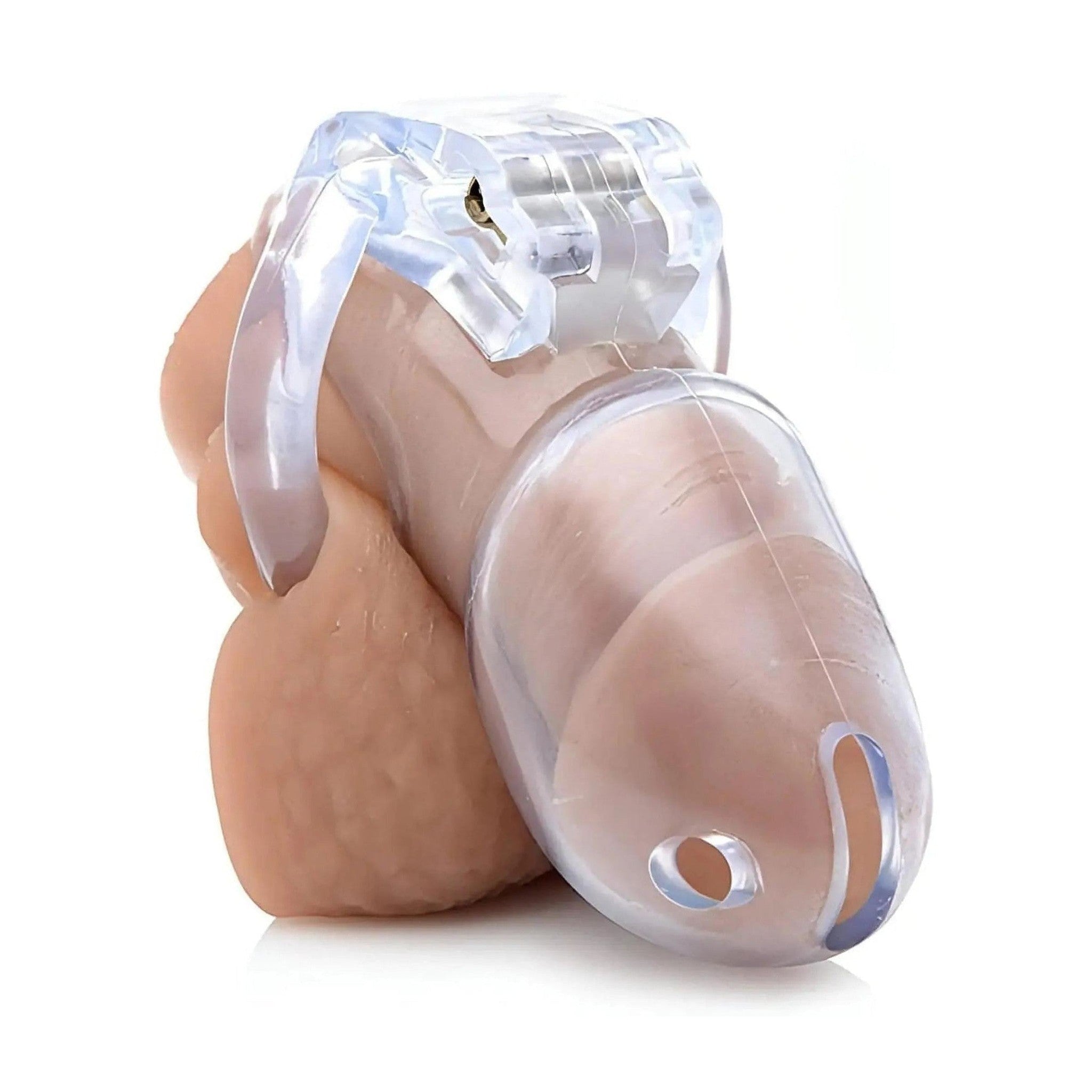 Cuckold Silicone Penis Cage with Locker