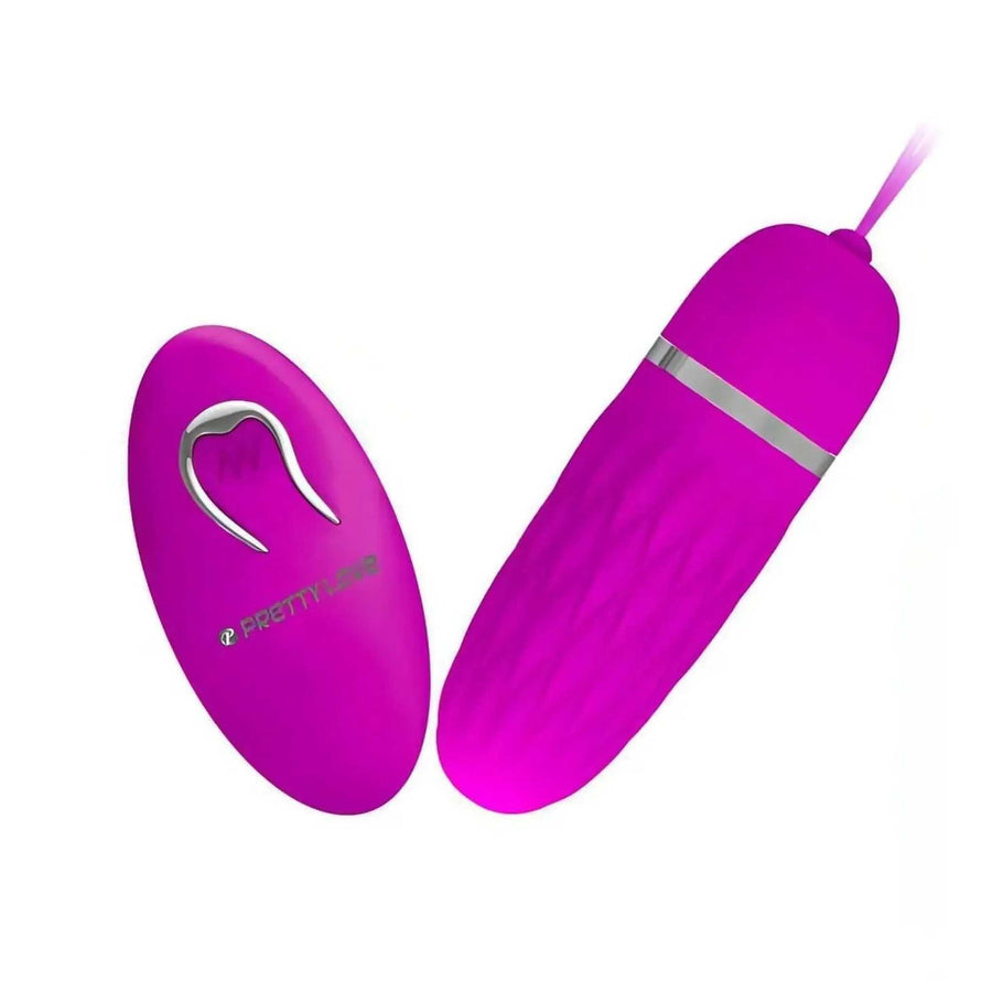Dawn, wireless vibrating egg - Purple, silicone