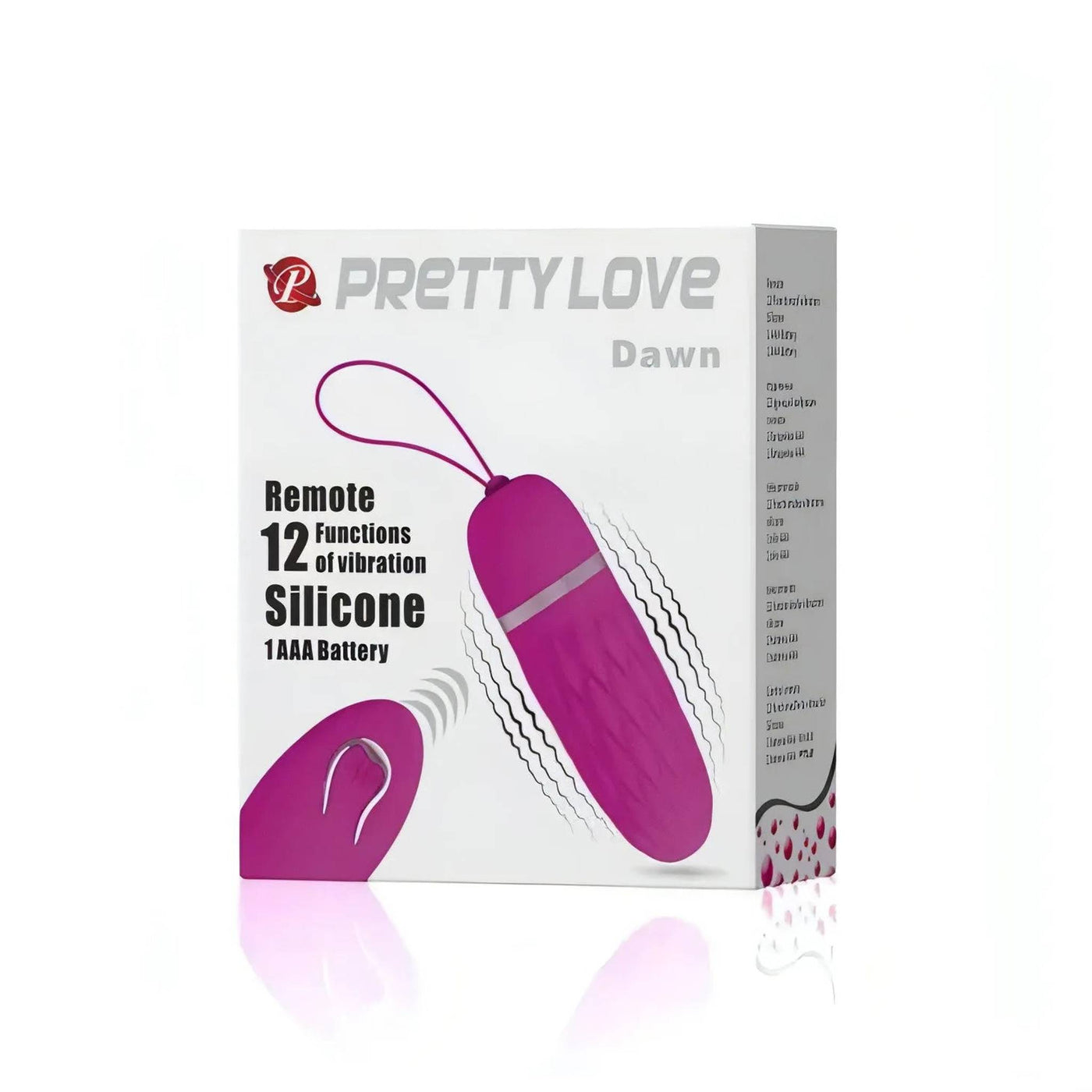 Dawn, ovetto vibrante wireless - Viola, silicone