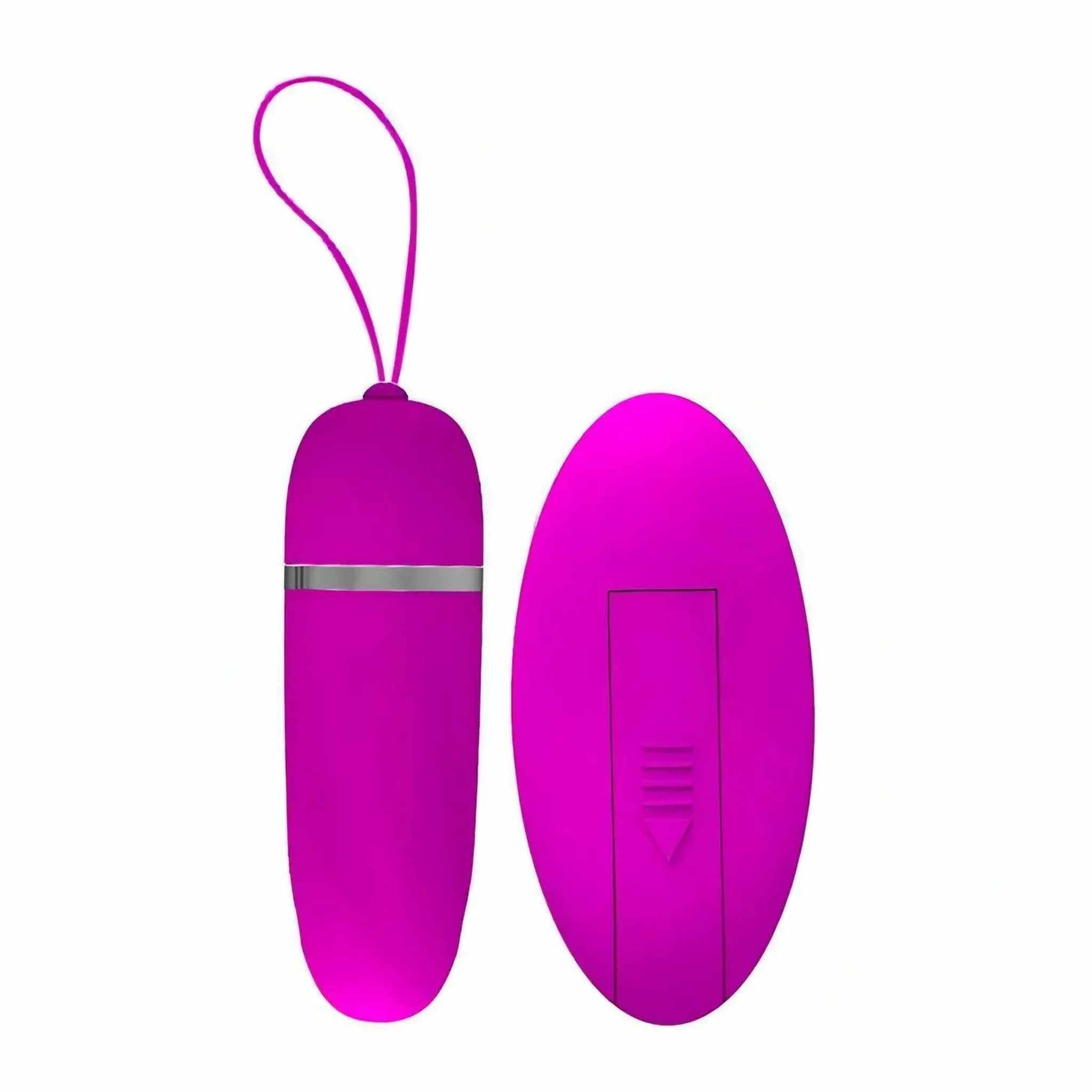 Debby, ovetto vibrante wireless - Viola, silicone