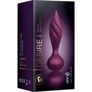 Desire Plug Anale a Spirale - Silicone, Ricaricabile