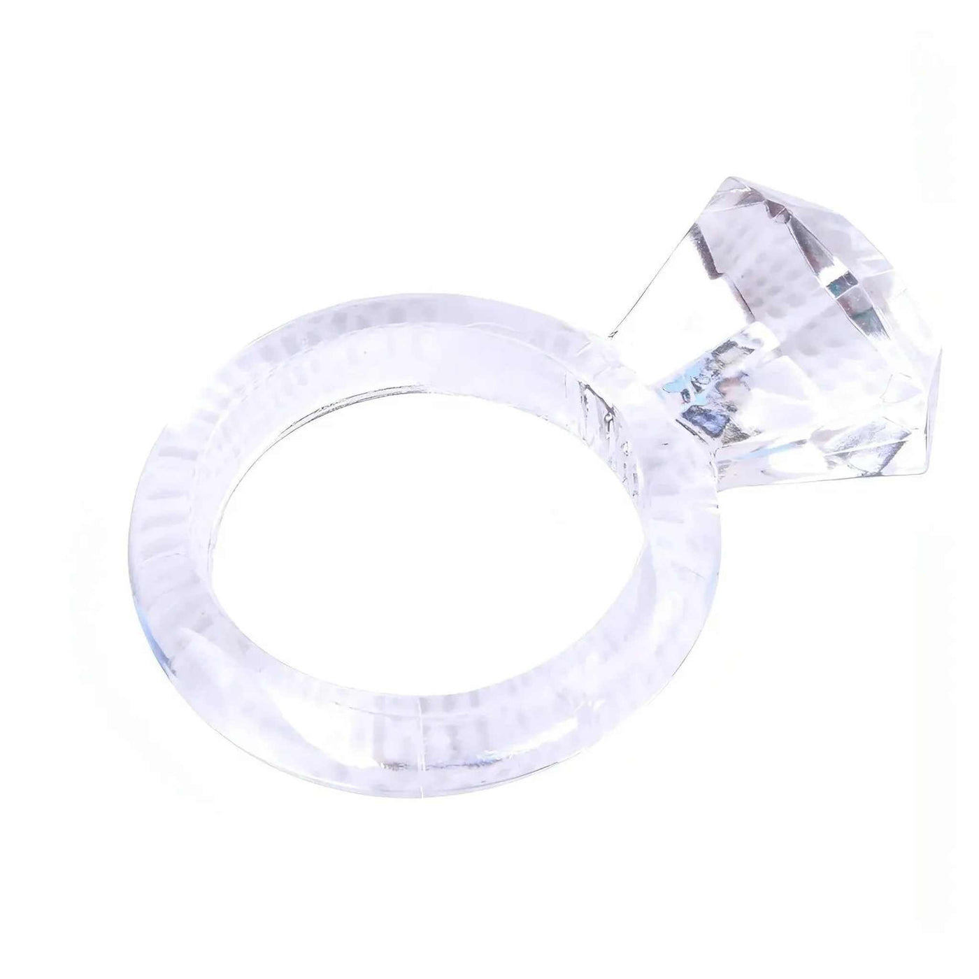 Diamond Cock Ring Clear