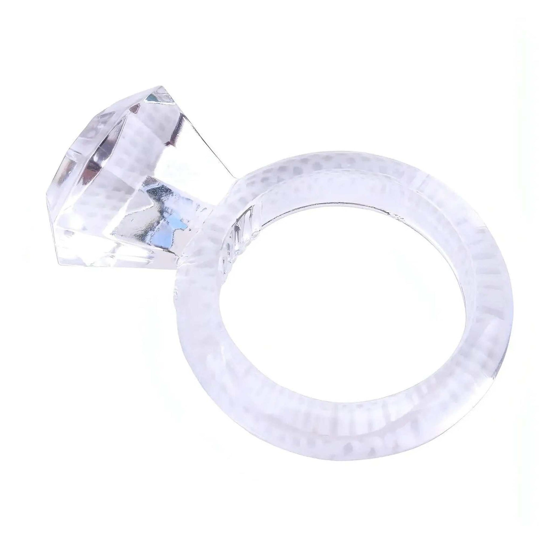 Diamond Cock Ring Clear