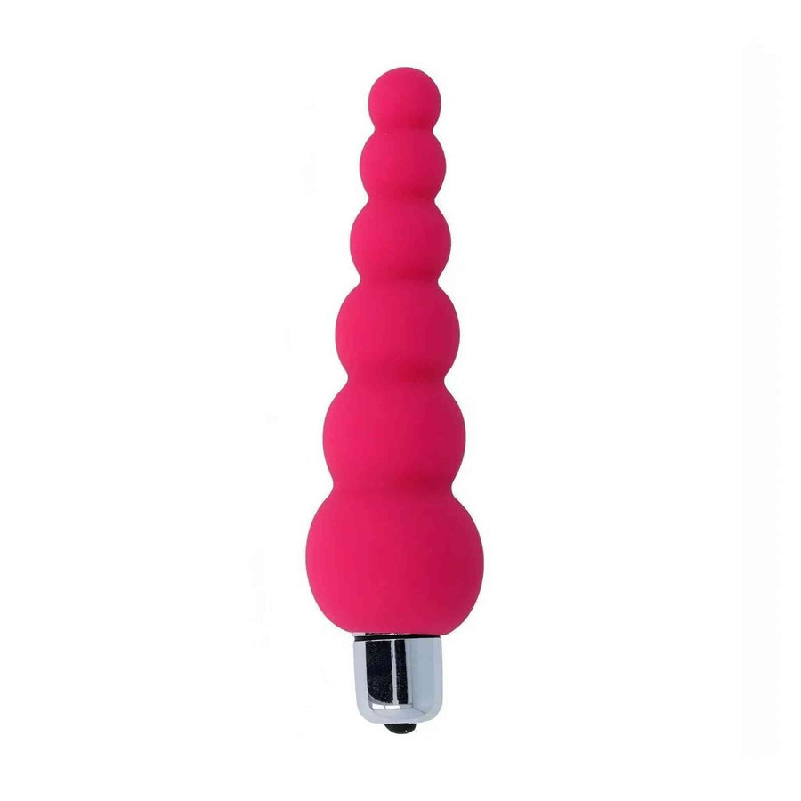 Gradual Diameter Bead Anal Dildo with powerful vibration
