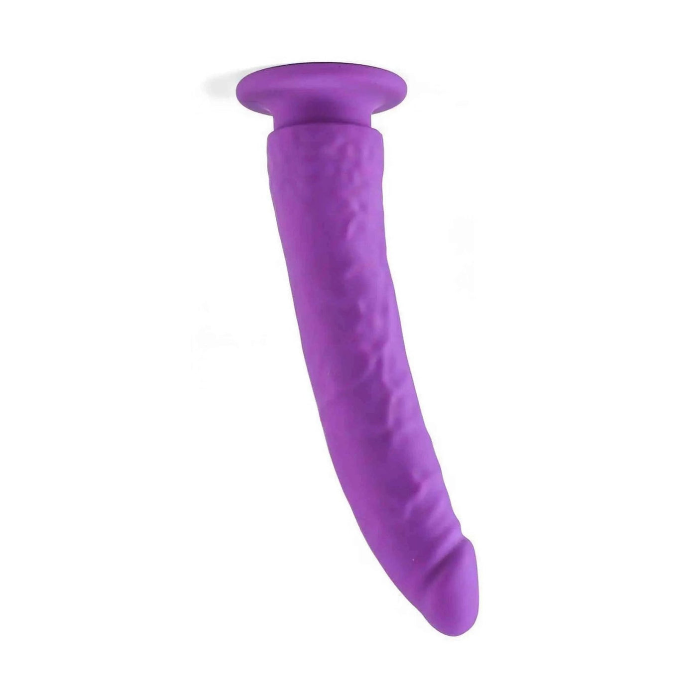 Dildo con ventosa in 100% puro silicone - 21cm, Viola