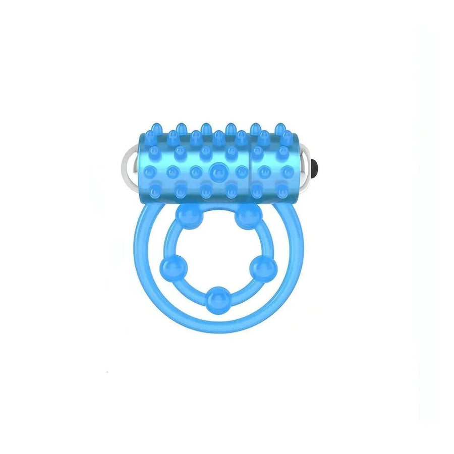 Double Vibrating Ring with Glow In The Dark Function