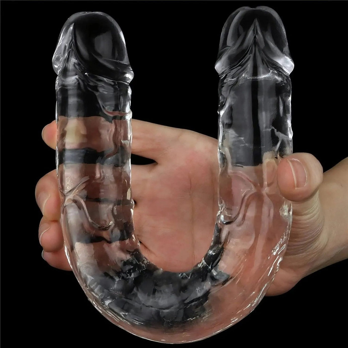 Double Dong Morbido 12″ - Trasparente