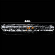 Double Dong Morbido 12″ - Trasparente