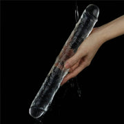 Double Dong Morbido 12″ - Trasparente