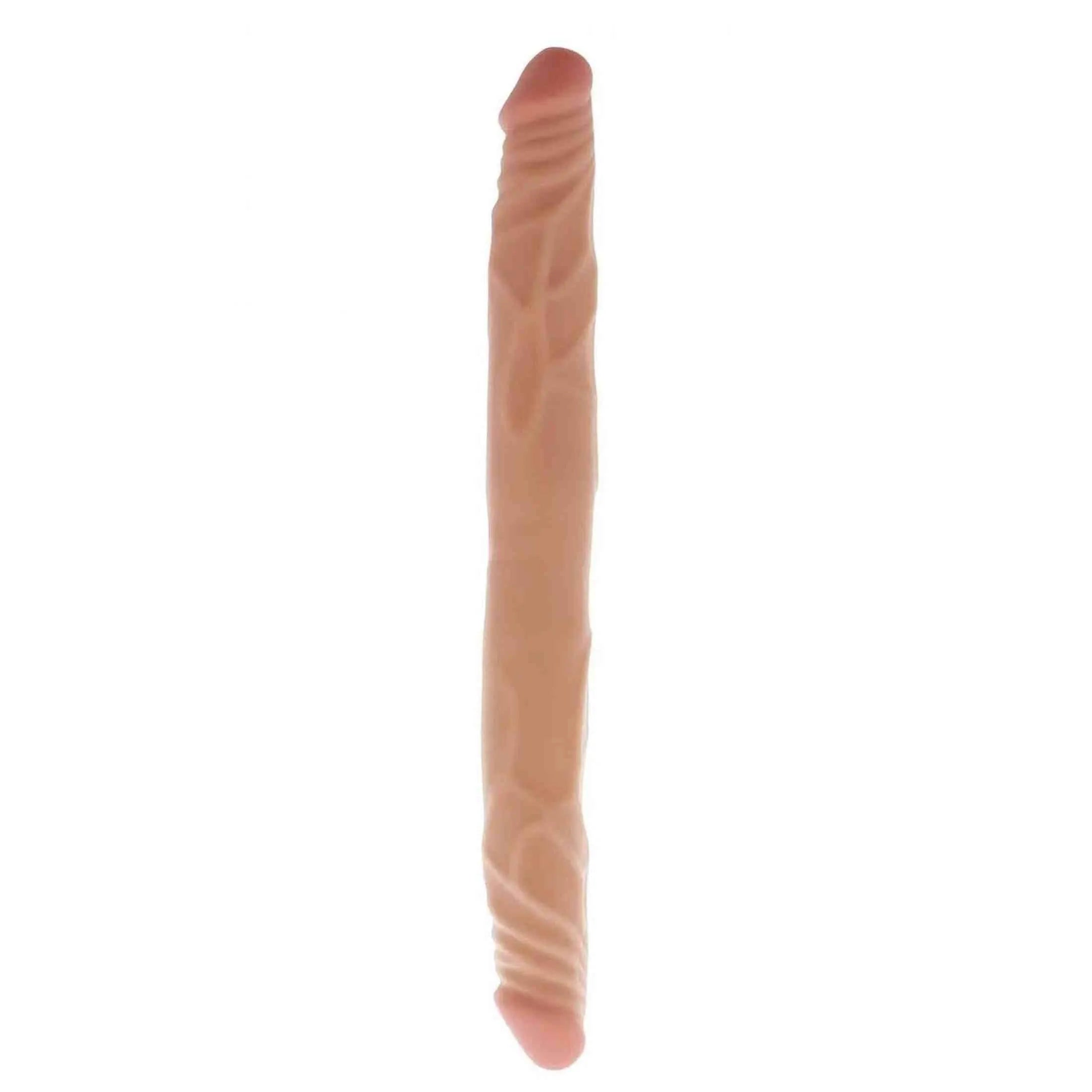 Double Dong Realistico 14 inch - Rosa Carne - GoEstasy