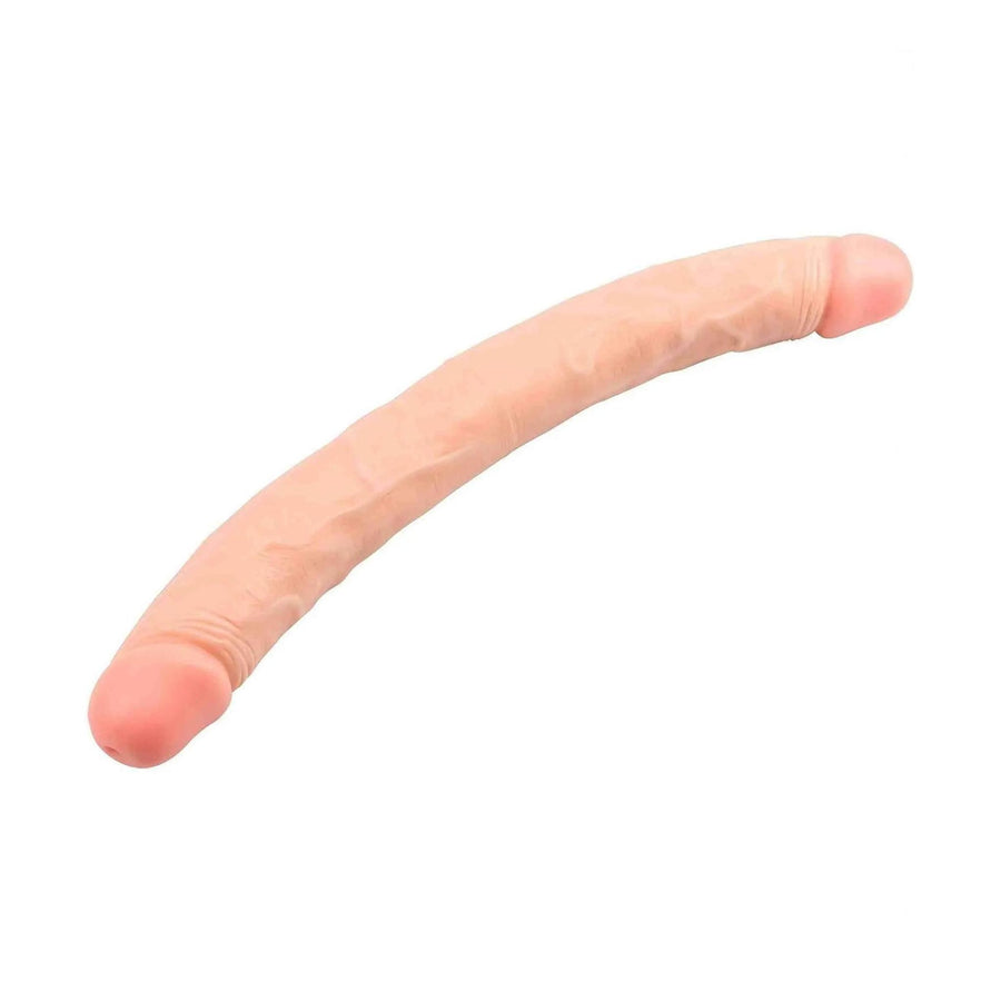 Doppelter Dong, realistisch, 32 cm, Fleischrosa