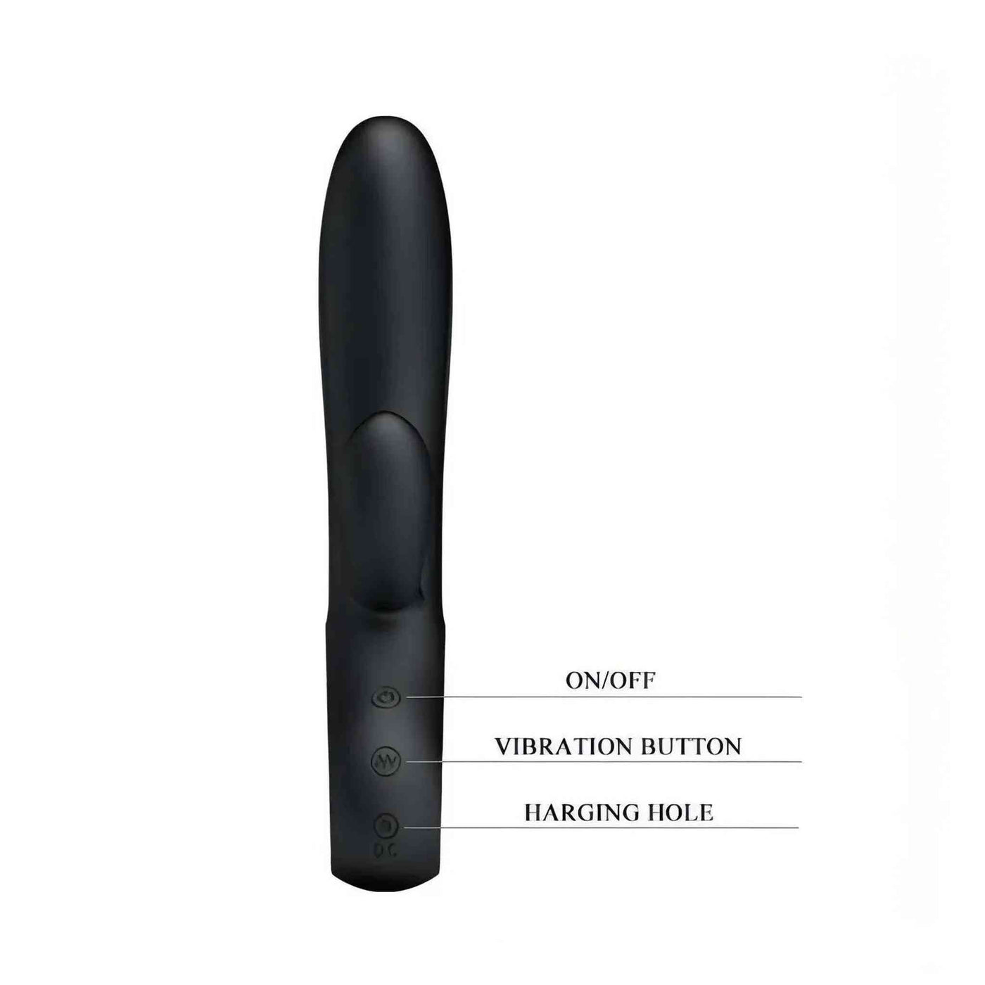 Elmer Vibratore Rabbit in silicone con 12 diverse vibrazioni