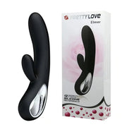 Elmer Vibratore Rabbit in silicone con 12 diverse vibrazioni