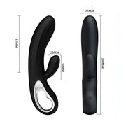 Elmer Vibratore Rabbit in silicone con 12 diverse vibrazioni