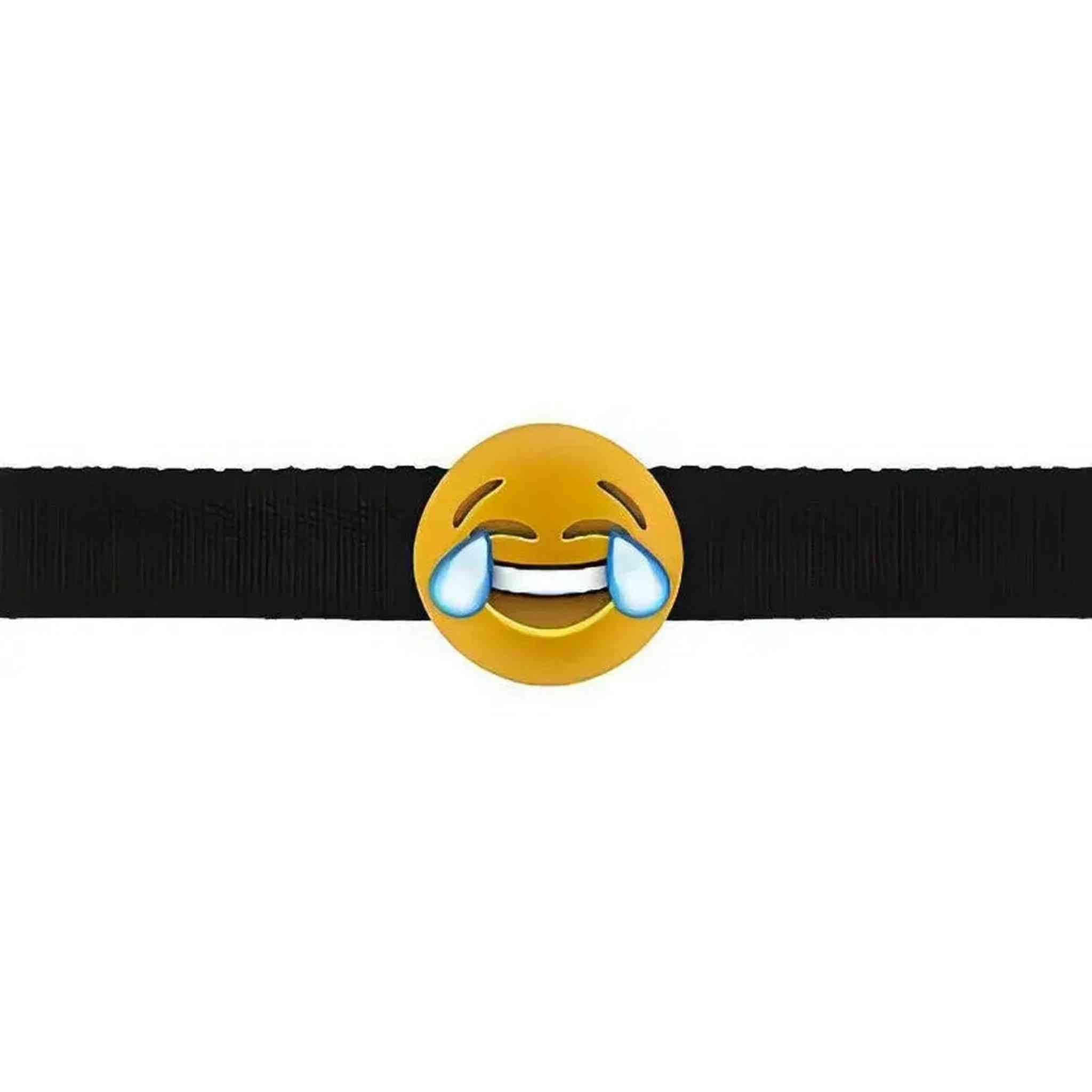 EmoGag - Ball-gag regolabile con faccina Emoji sorridente