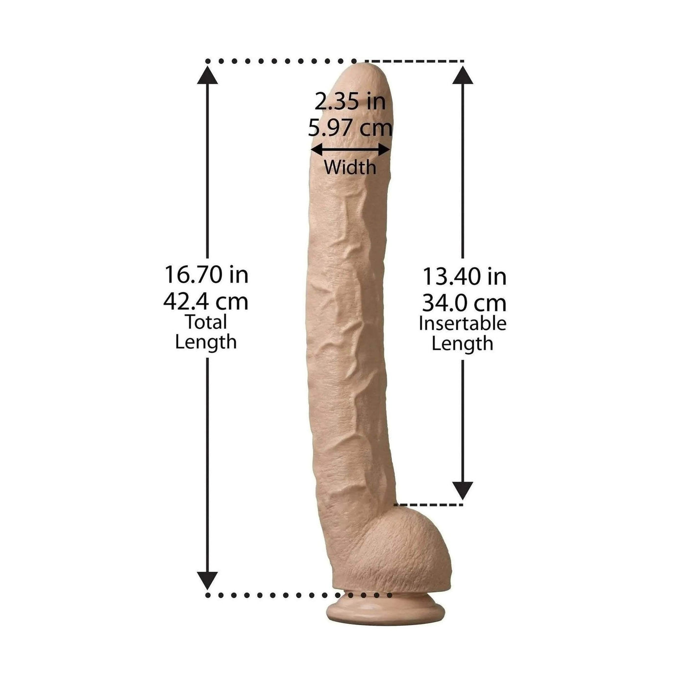 Fallo Rambone 42.5 cm - Rosa Carne