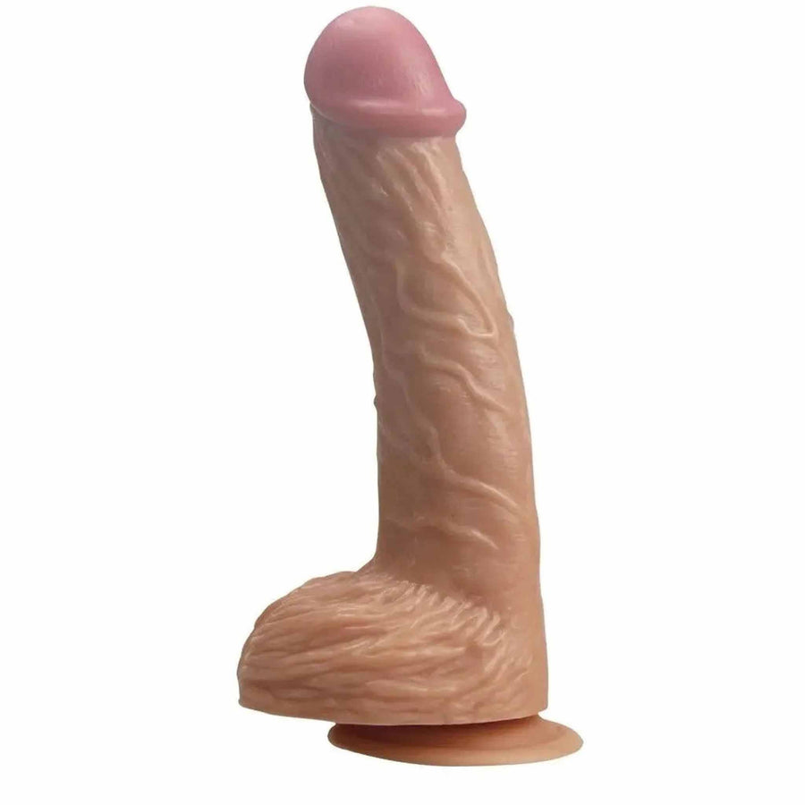 Soft Realistic Phallus with suction cup 8.7'' - Flesh Pink