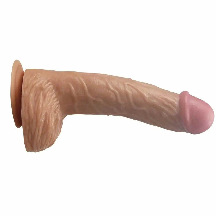 Soft Realistic Phallus with suction cup 8.7'' - Flesh Pink
