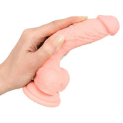 Fallo Realistico realizzato in 100% silicone medicale - 18 cm, Rosa Carne