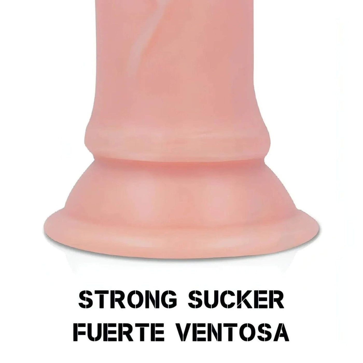 Fallo Super Realistico scappellabile con ventosa - 21.6 cm Ø 4 cm