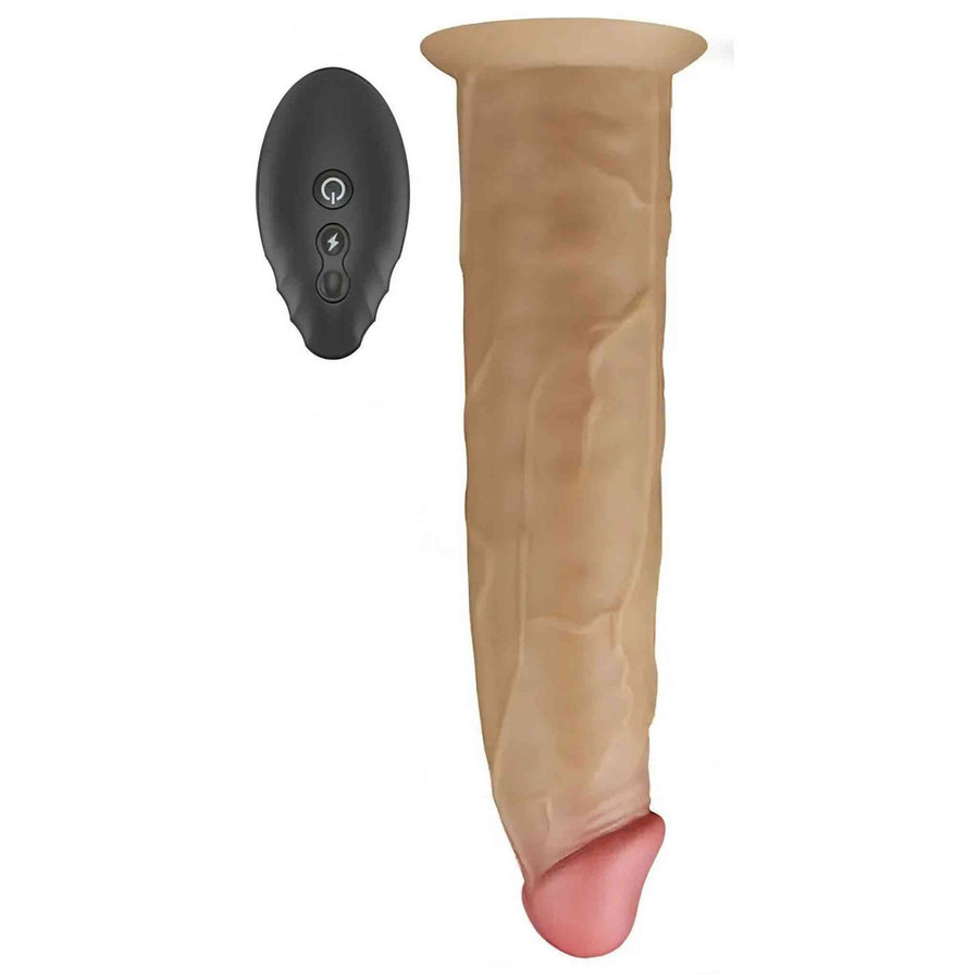 Ultra Realistic 9'' Dildo with Wireless Rotation and Vibration