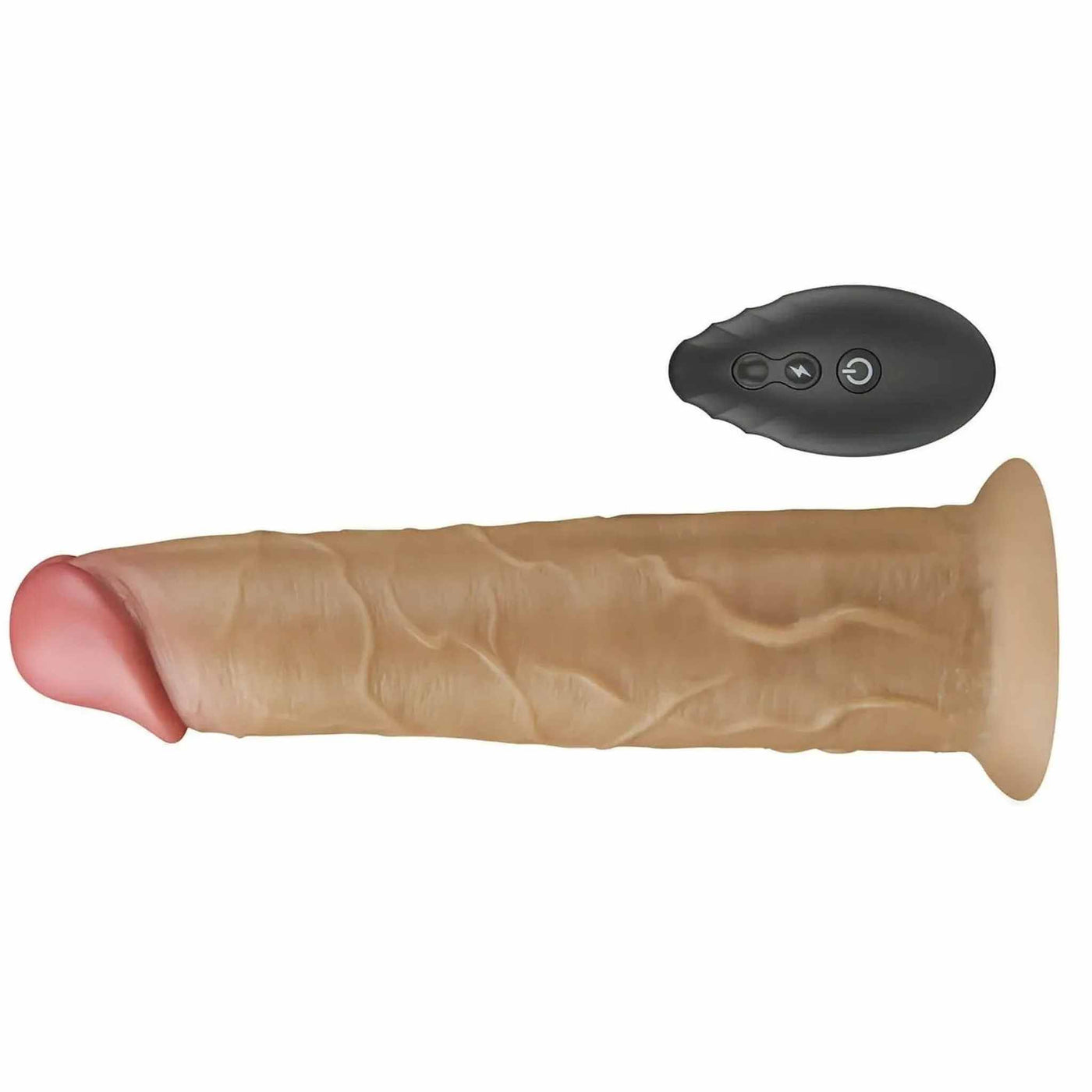 Fallo Ultra Realistico con 10 modalità di vibrazione e rotazione - Realizzato in Silicone Medicale