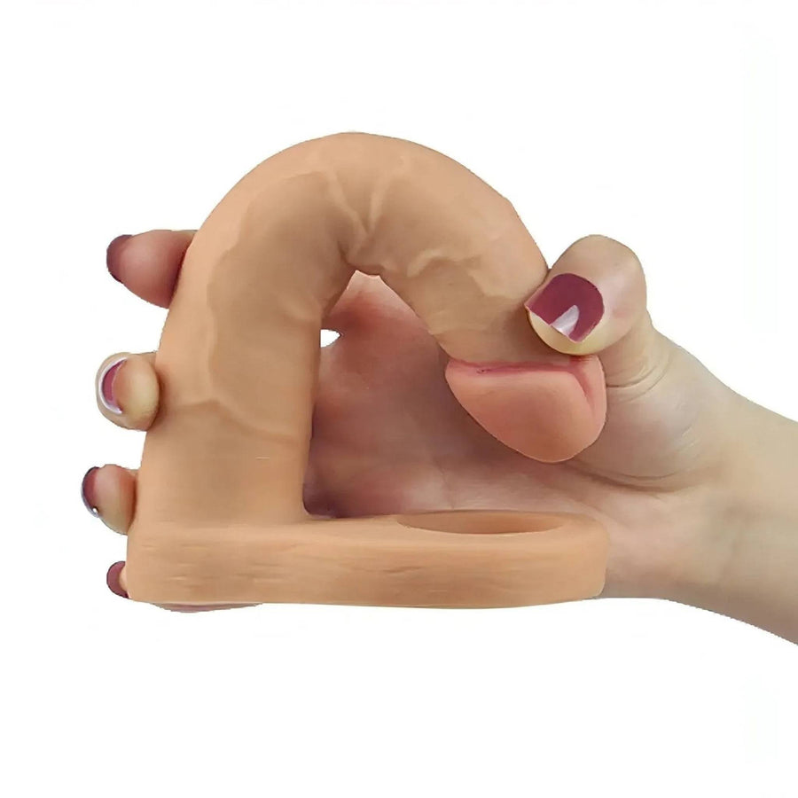 Double penetration dildo 6.25'' - Realistic and Soft