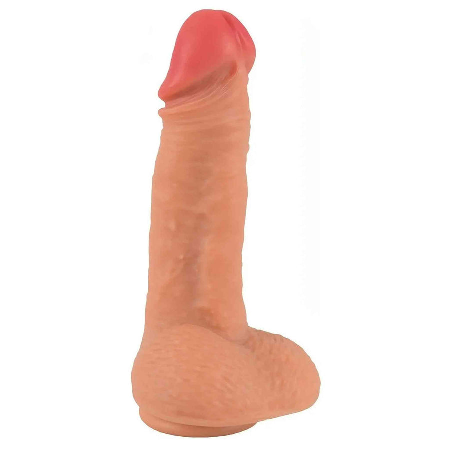 Real Nature Boy Silicone Dildo 19.5 cm - Flesh Pink