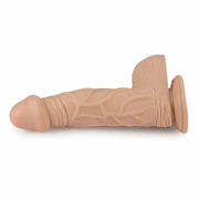 Fallo realisitico con testicoli e ventosa 9″ - Rosa Carne