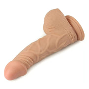 Fallo realisitico con testicoli e ventosa 9″ - Rosa Carne