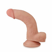 Fallo realistico 16 cm con pelle scorrevole come un membro vero - 8″, Rosa Carne
