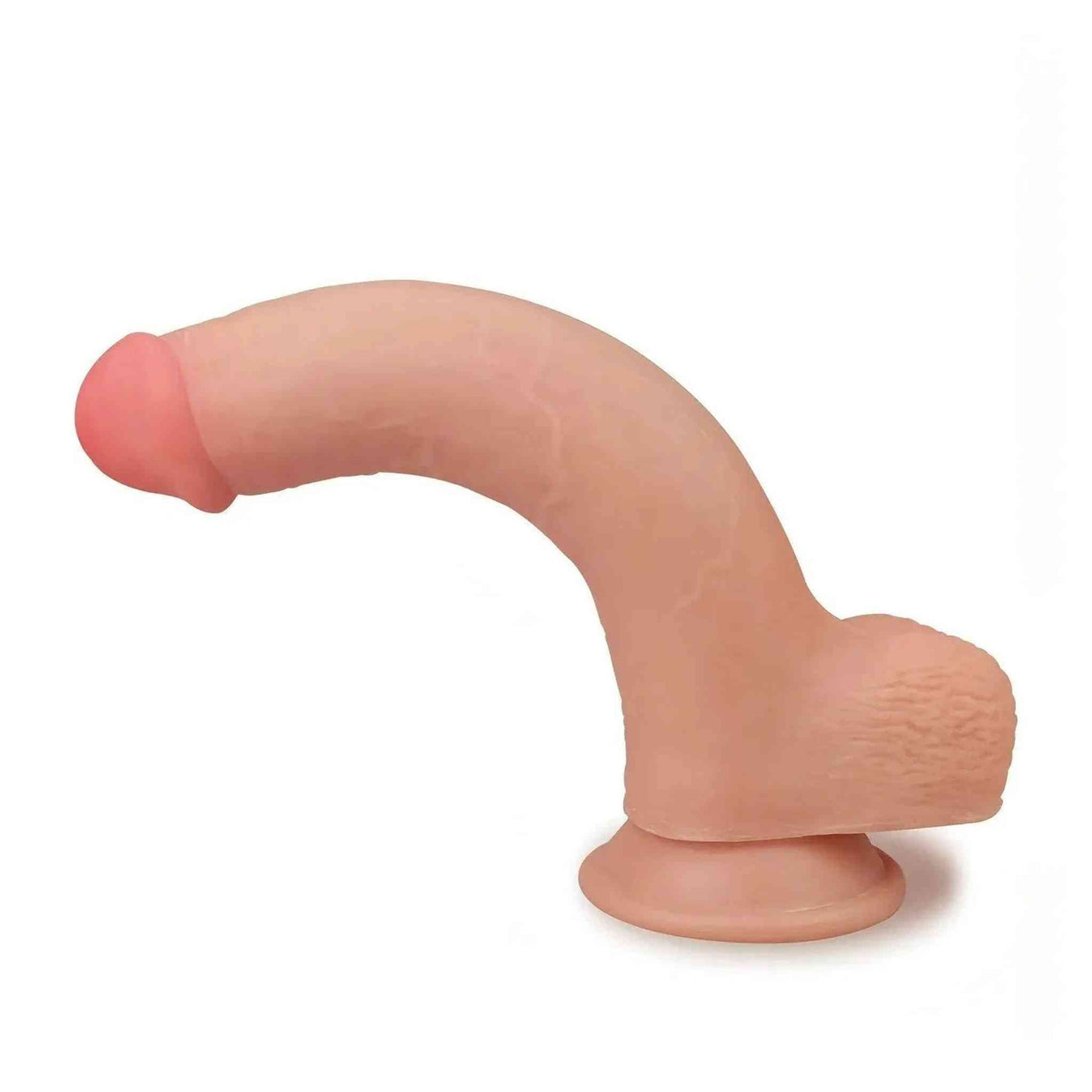 Fallo realistico con pelle scorrevole come un membro vero - 8.25 ″, Rosa Carne