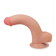 Fallo realistico con pelle scorrevole come un membro vero - 8.25 ″, Rosa Carne