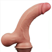Fallo realistico con pelle scorrevole come un membro vero - 8.5″, Rosa Carne