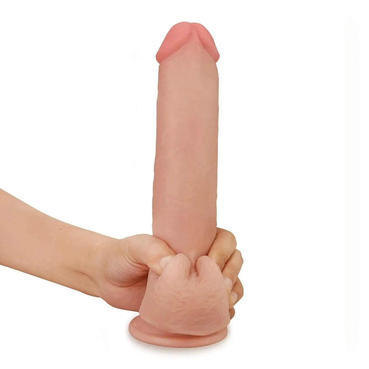 Fallo realistico con pelle scorrevole come un membro vero - 8.25 ″, Rosa Carne