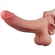 Fallo realistico con pelle scorrevole come un membro vero - 8.5″, Rosa Carne