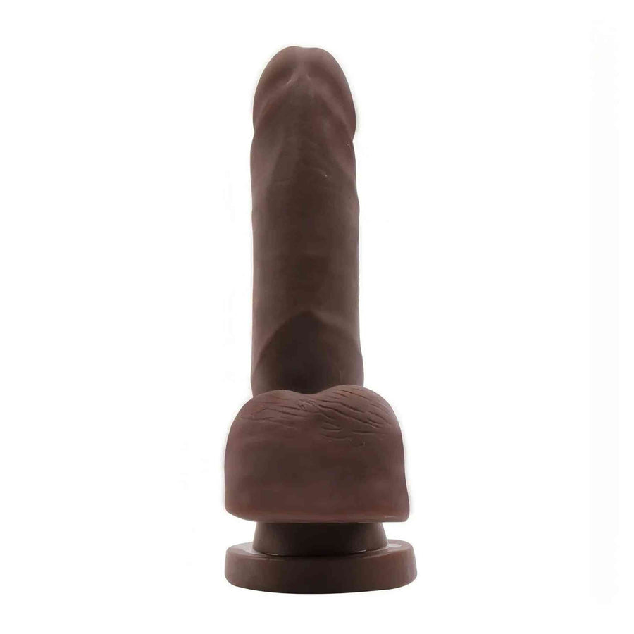 Realistic phallus with suction cup 15 cm - Black