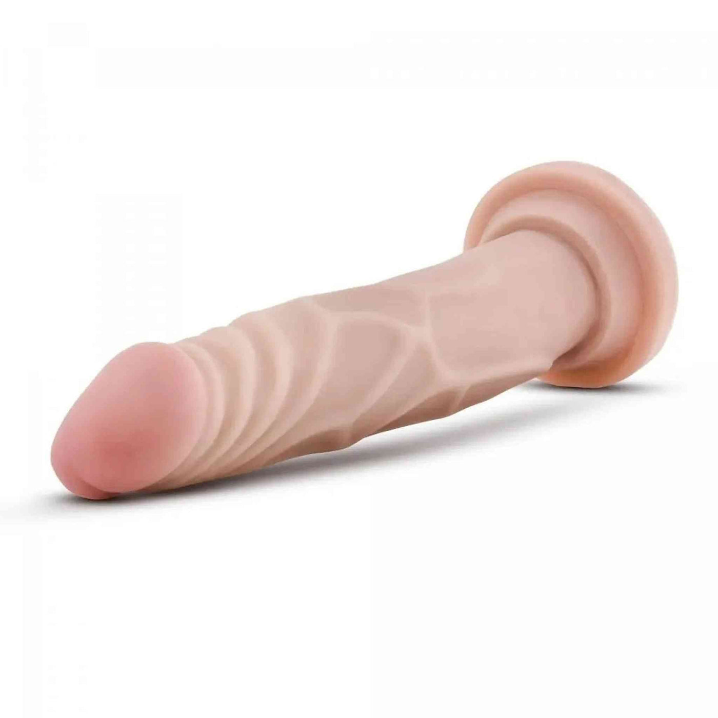 Fallo realistico con ventosa senza testicoli - 7.5″ Rosa Carne