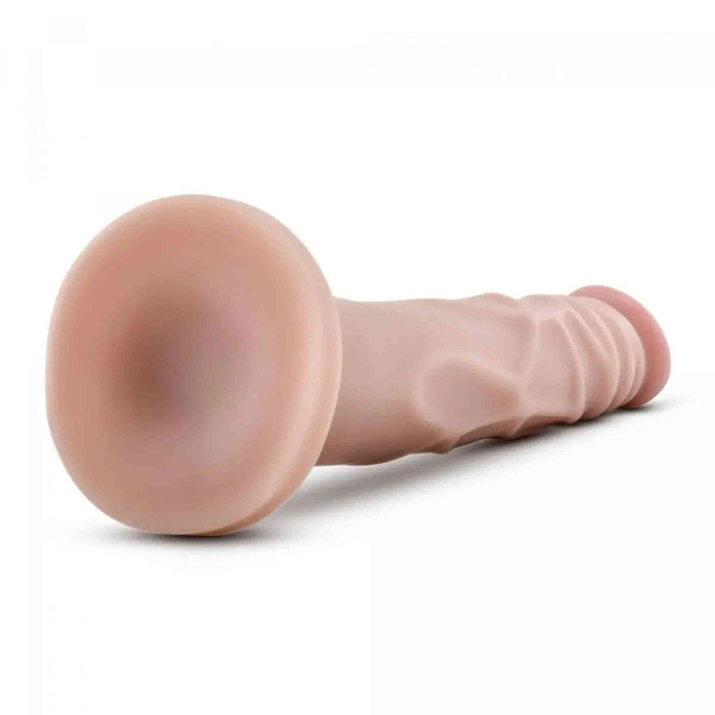 Fallo realistico con ventosa senza testicoli - 7.5″ Rosa Carne