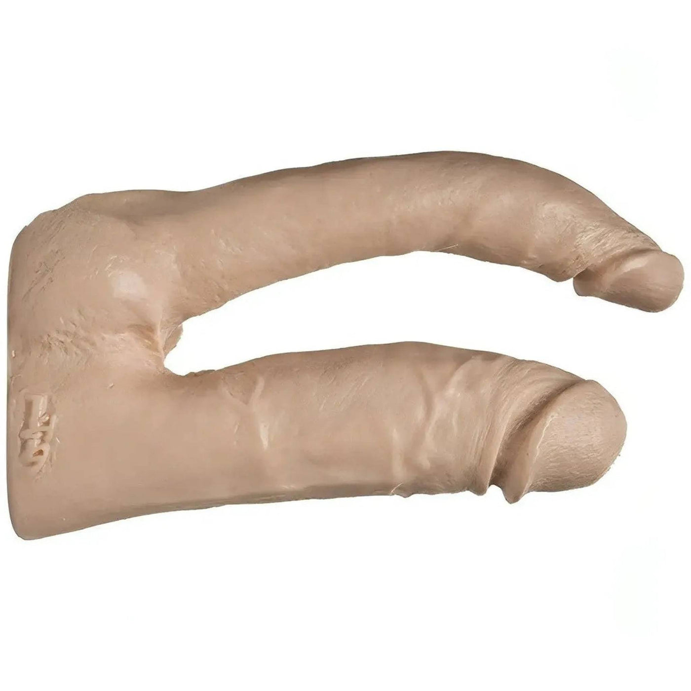 Fallo realistico per doppia penetrazione, stimolazione anale e vaginale - Rosa Carne