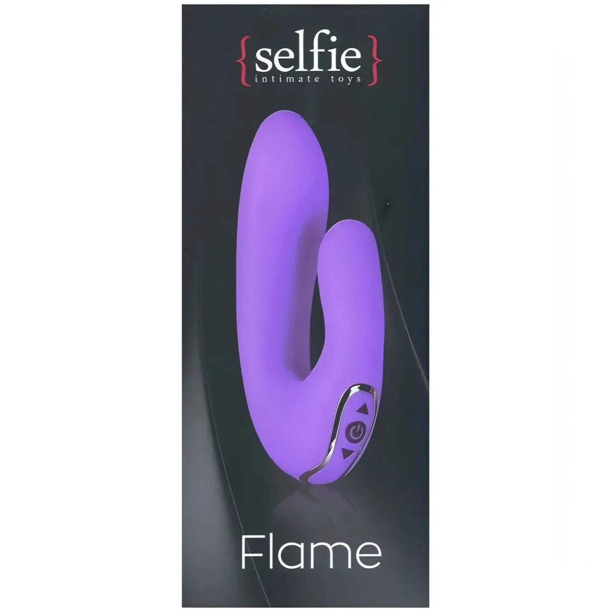 Flame Vibratore Rabbit con 5 modalità di vibrazione, ricaricabile - Viola