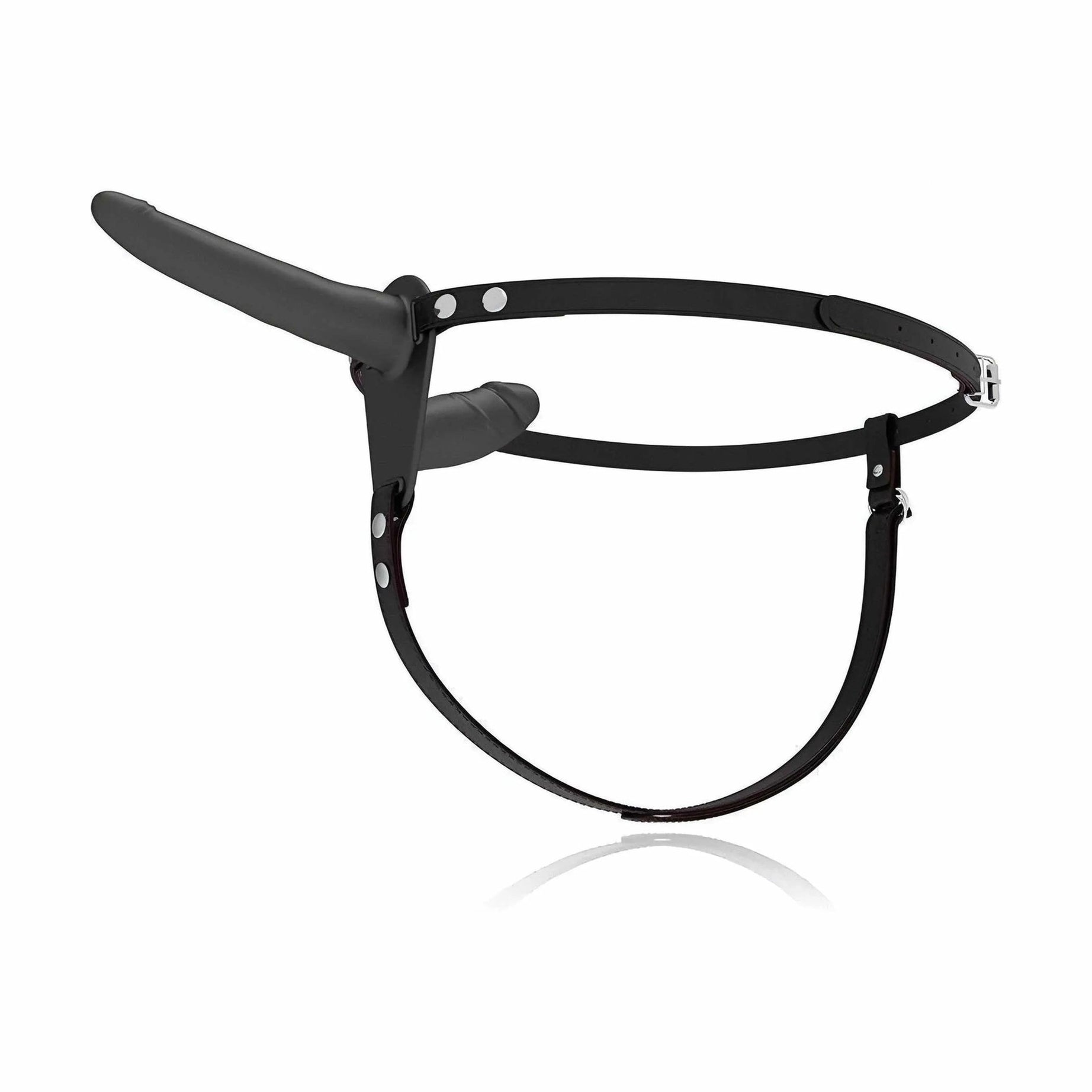 Flesh Up Double Penetrix Silicone Strap-On - Silicone Medicale, Nero