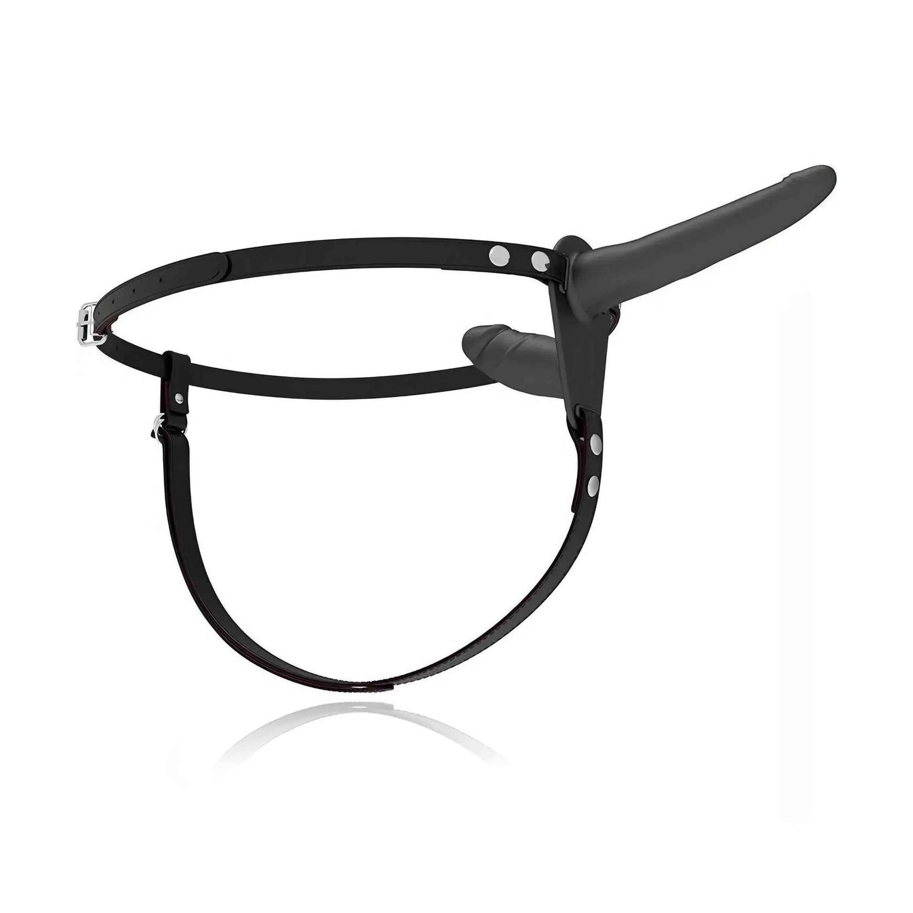 Flesh Up Double Penetrix Silicone Strap-On - Silicone Medicale, Nero