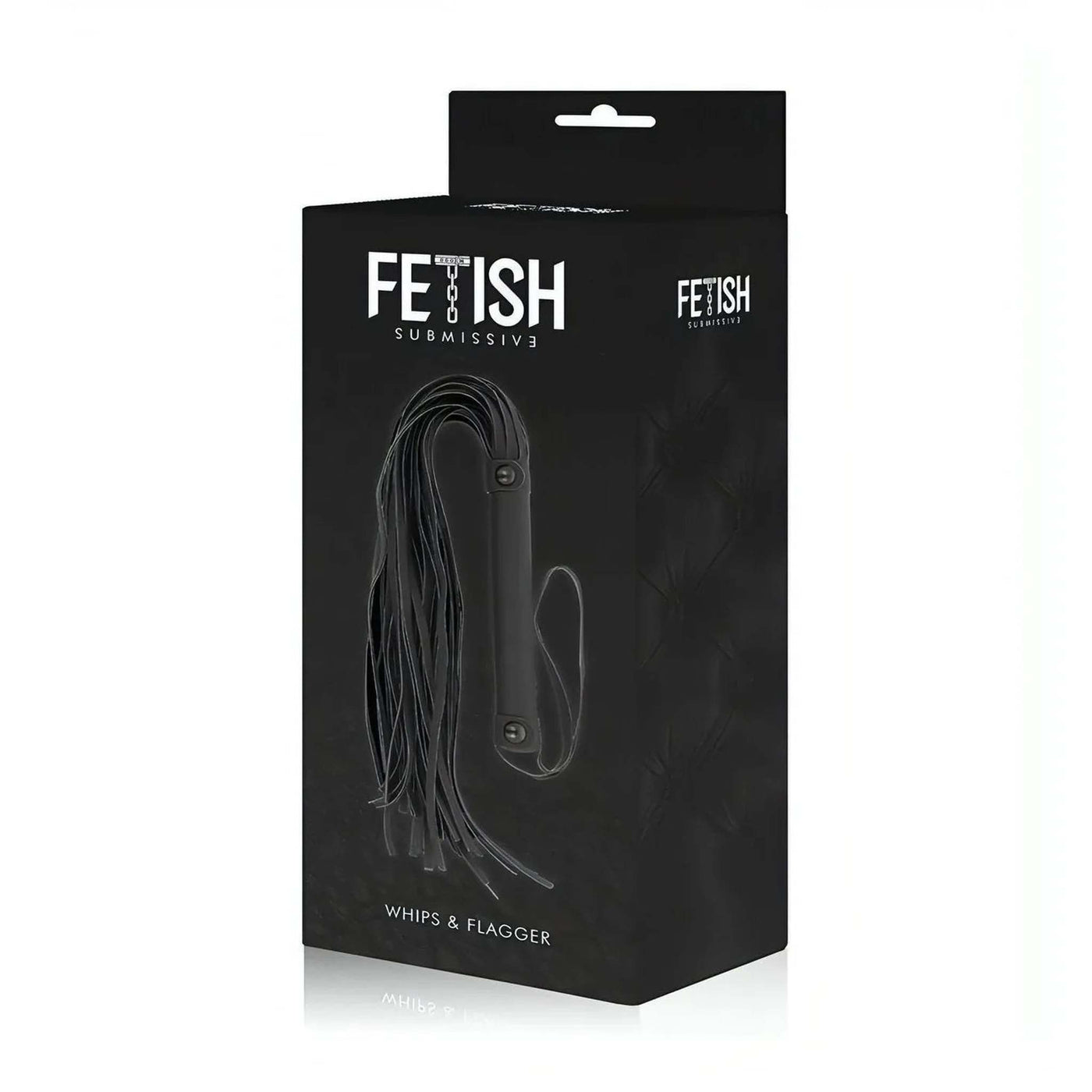 Frusta 28 cm in pelle vegana