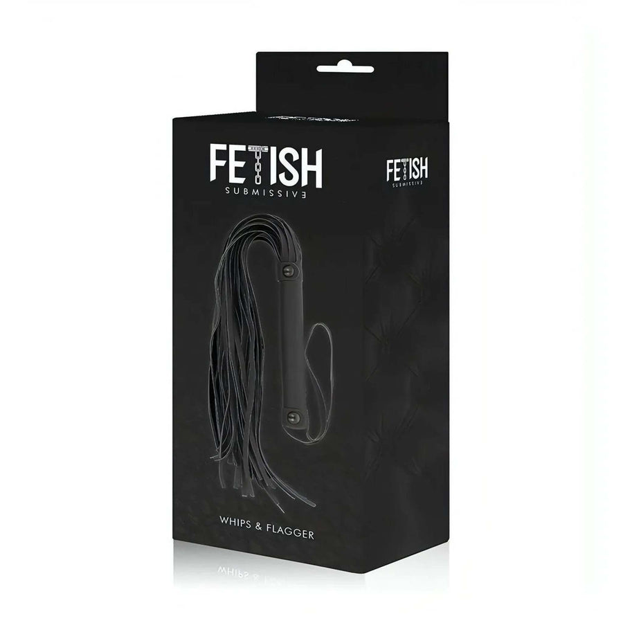 Frusta 28 cm in pelle vegana