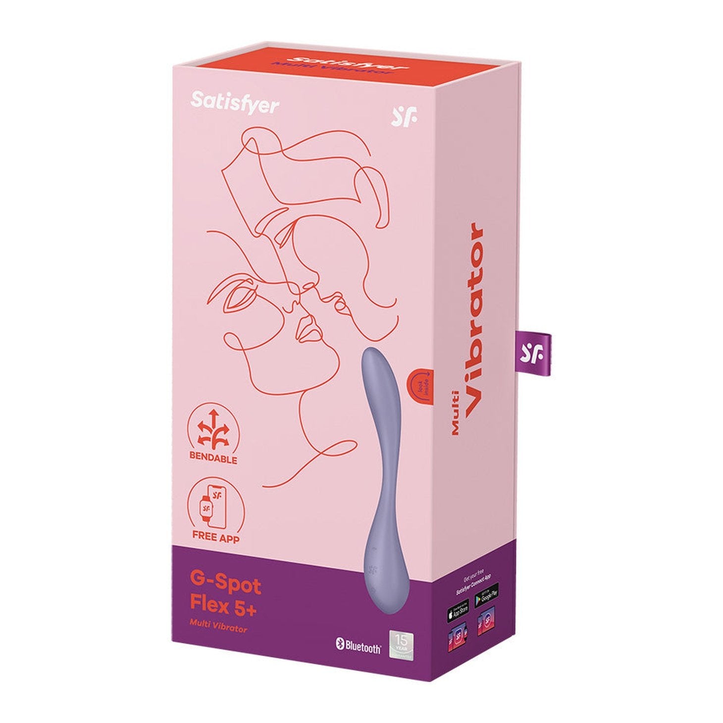 G-Spot Flex 5+ - Lilac - GoEstasy