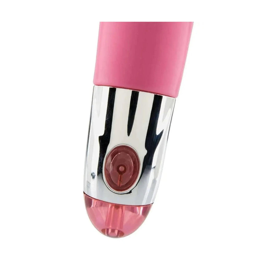 G-Spot Shaped Soft Touch Twin Vibrator - Fuchsia