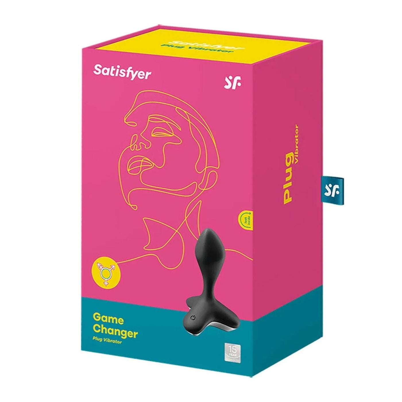 Game Changer Vibrating Anal Plug - Black