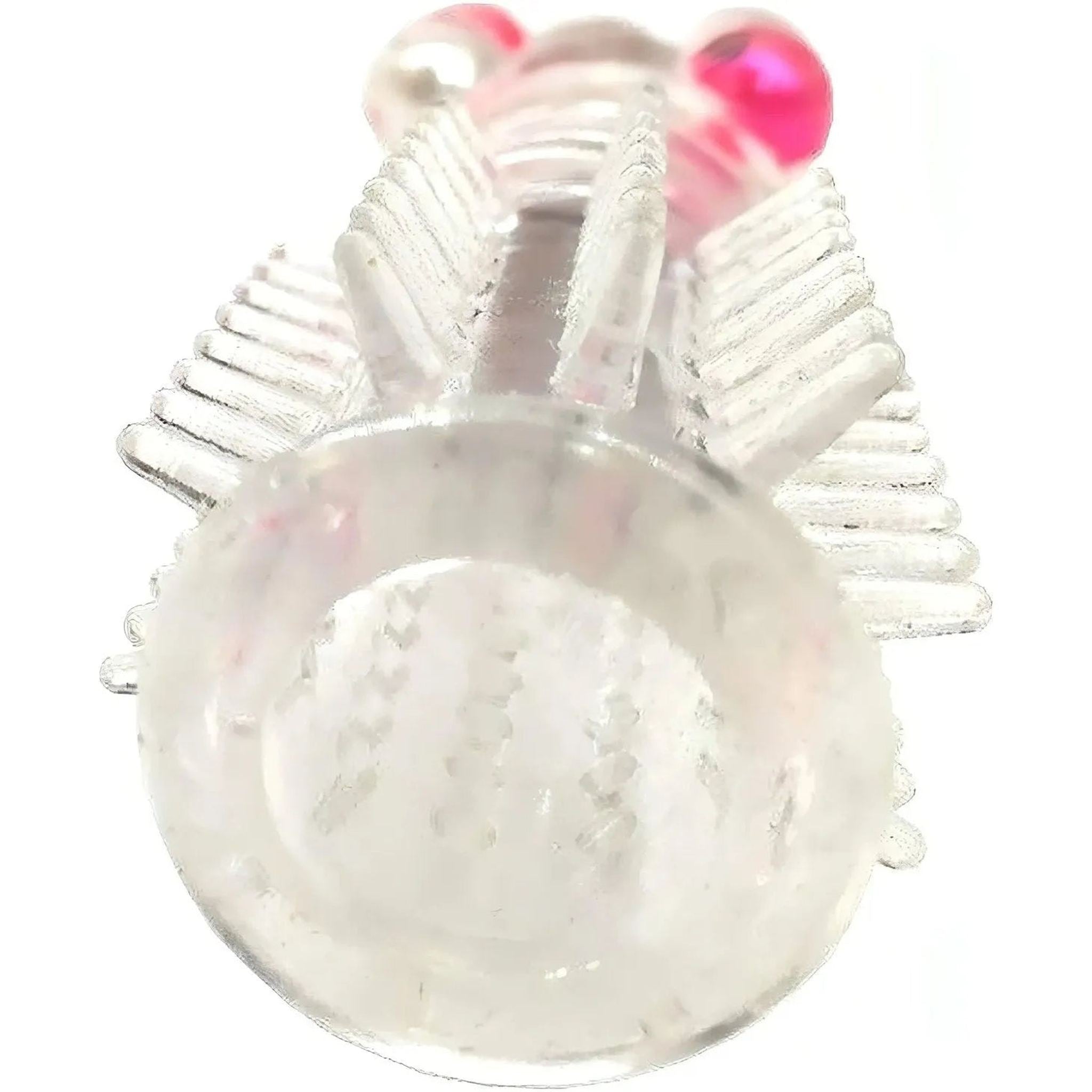 Guaina Extra Stimolante a Tre Strati: Spazzole Solleticanti, Anelli Stimolanti e Perle per Punto G con Glande Realistico