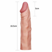 Guaina Realistica Morbida 18.5 cm lunga estensione di 5 cm